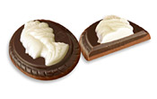 Camée<br/> cioccolato nero, latte e bianco